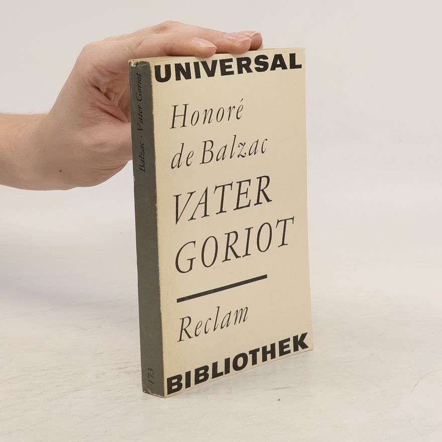 Honoré de Balzac Vater Goriot