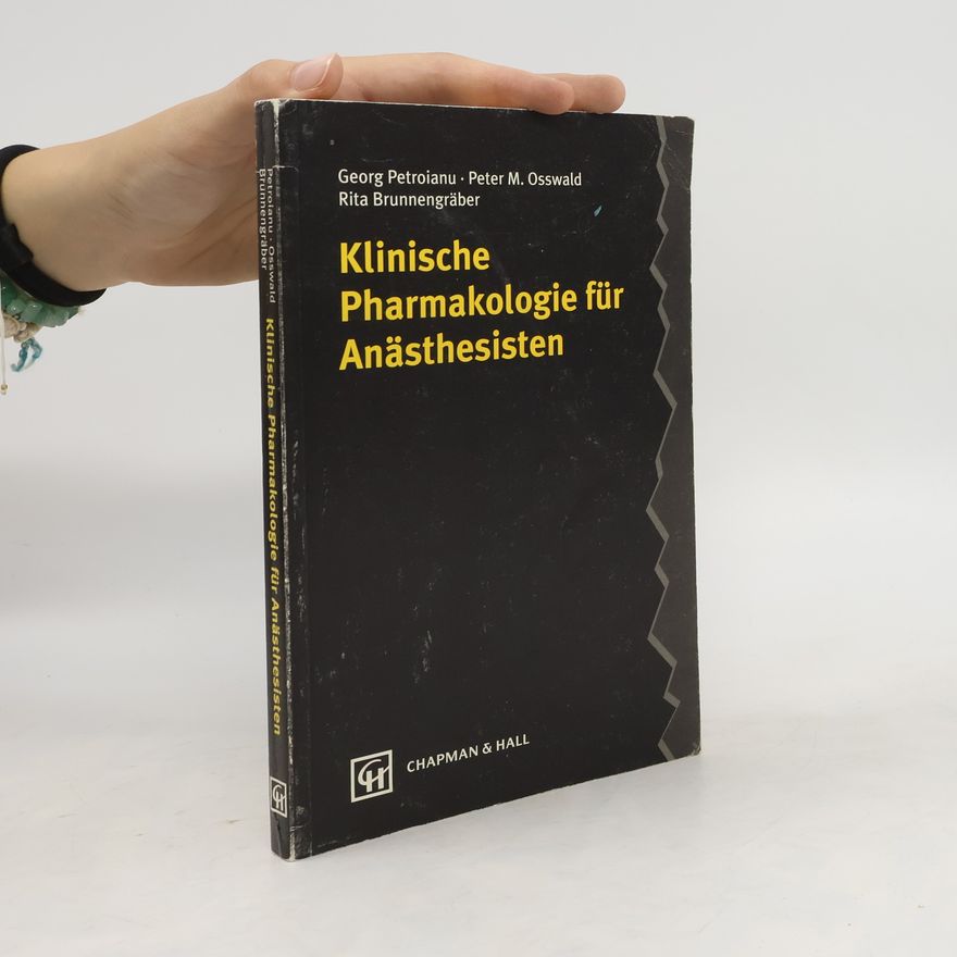 Georg Petroianu Klinische Pharmakologie für Anästhesisten