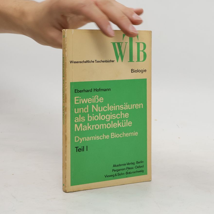 Eberhard Hofmann Dynamische Biochemie