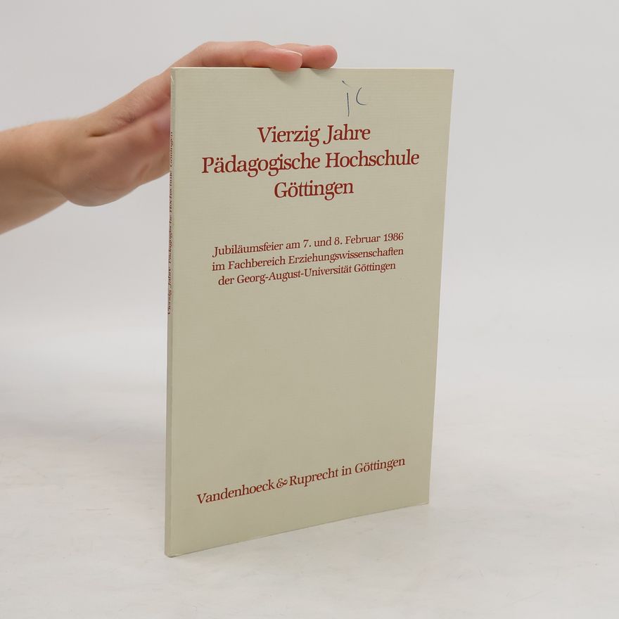 Karl Neumann Vierzig Jahre Pädagogische Hochschule Göttingen