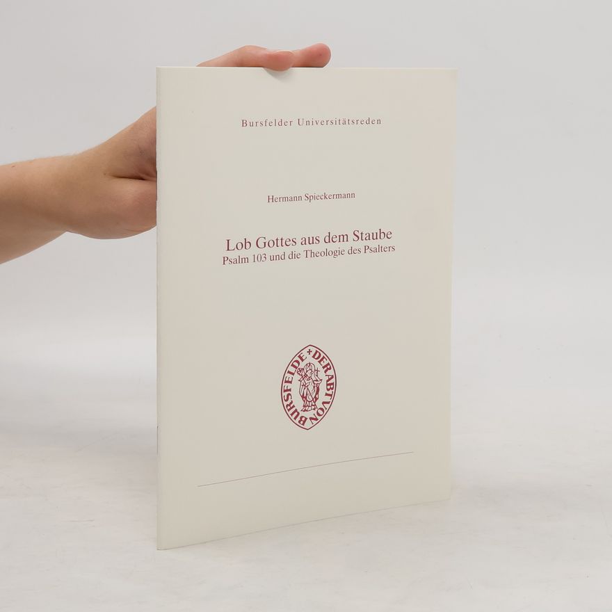 Hermann Spieckermann Lob Gottes aus dem Staube