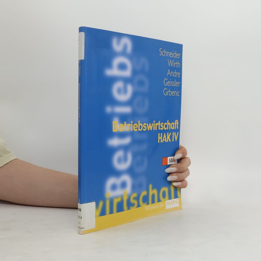 Autorenkollektiv Betriebswirtschaft HAV IV