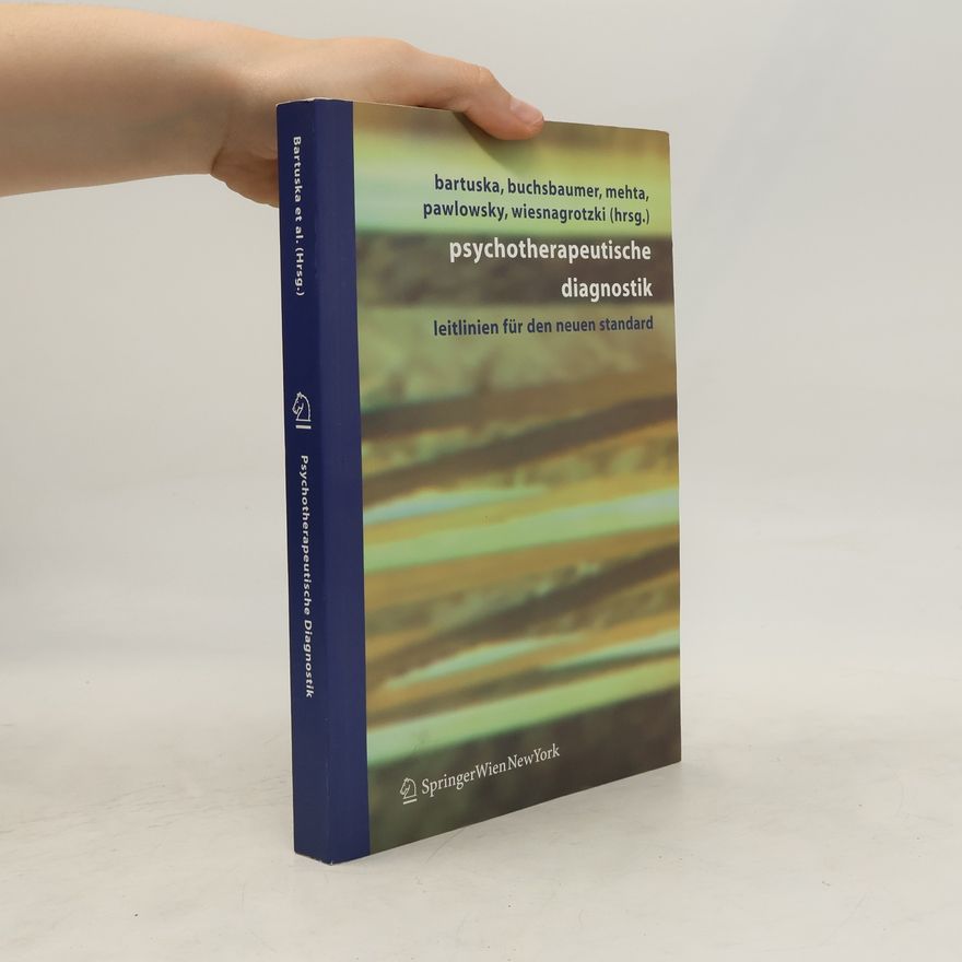 Heinrich Bartuska Psychotherapeutische Diagnostik