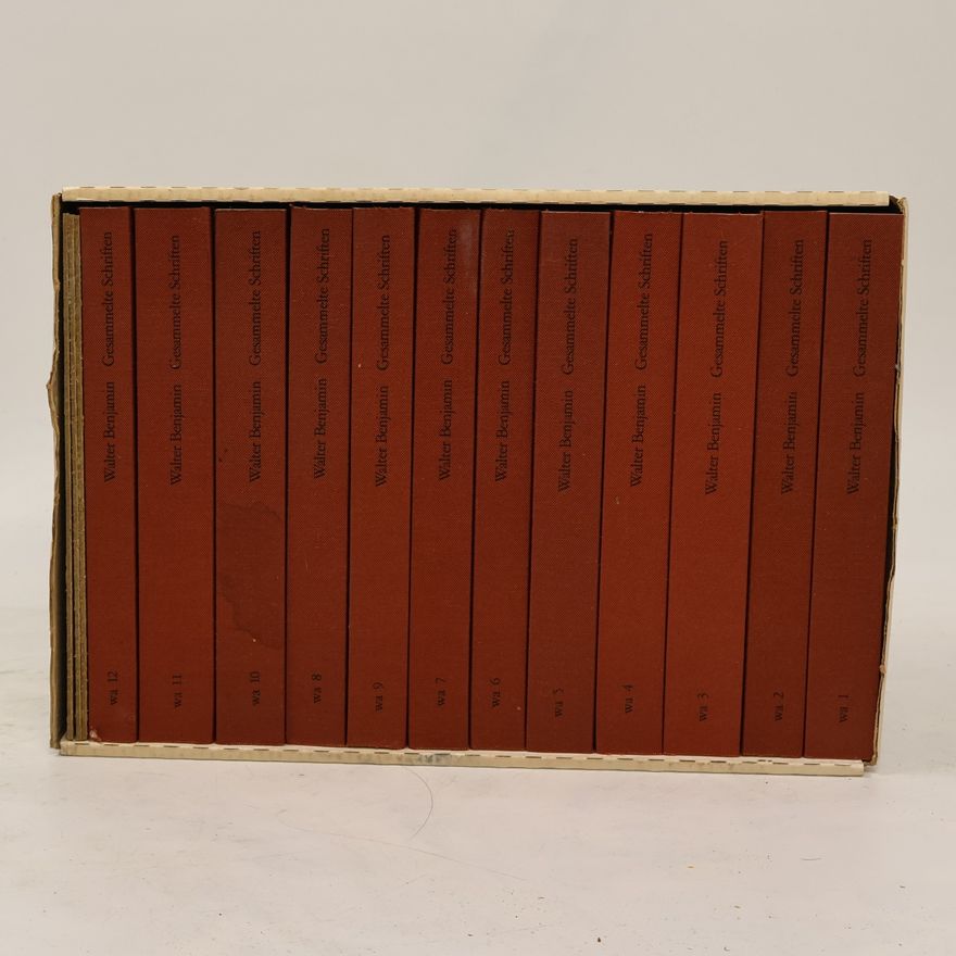 Walter Benjamin Gesammelte Schriften 1-12