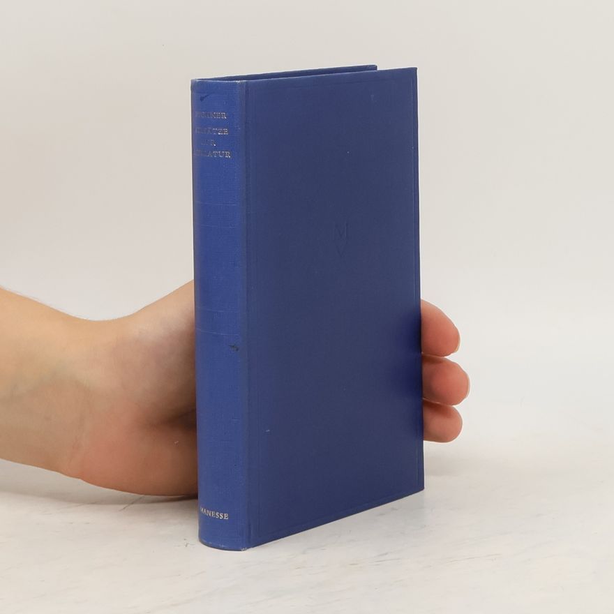 Max Rychner Aufsätze zur Literatur