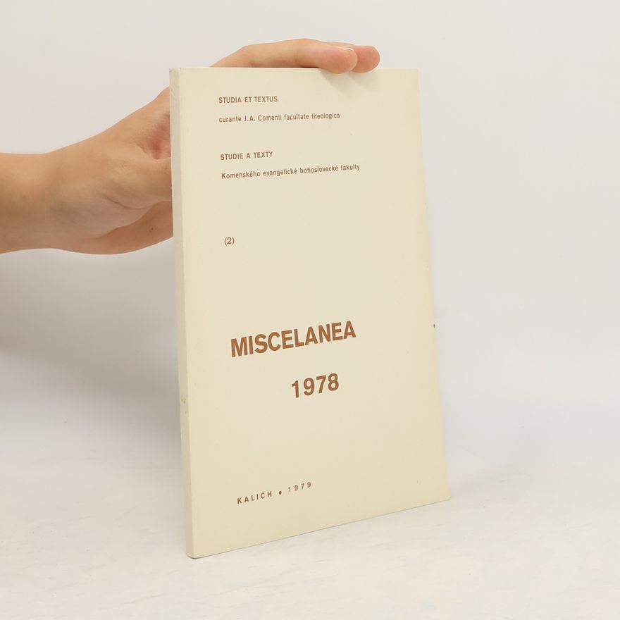 Collectif d'auteurs Miscelanea 1978