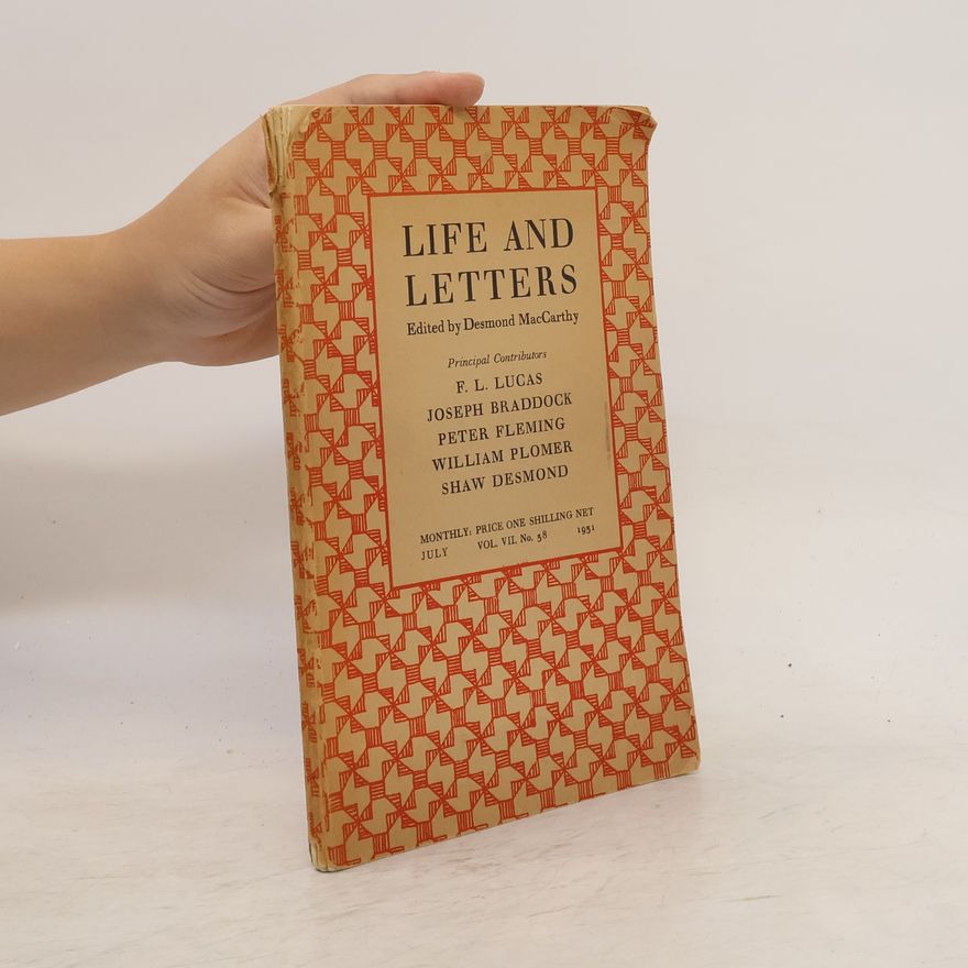 Desmond Maccarthy Life and Letters 7/1951