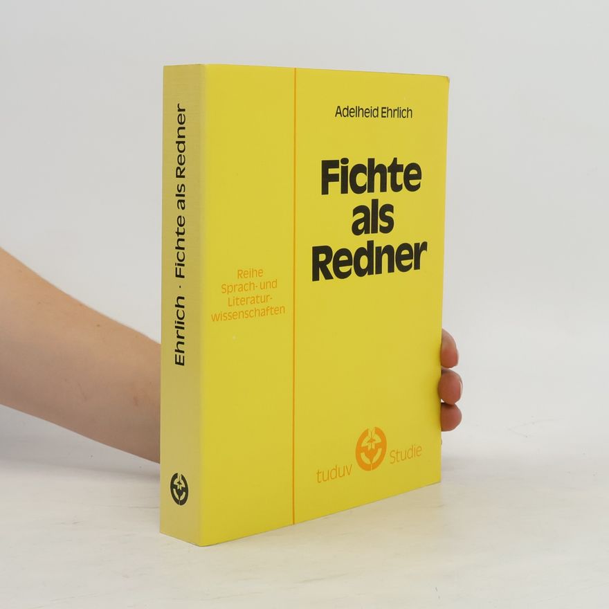 Adelheid Ehrlich Fichte als Redner