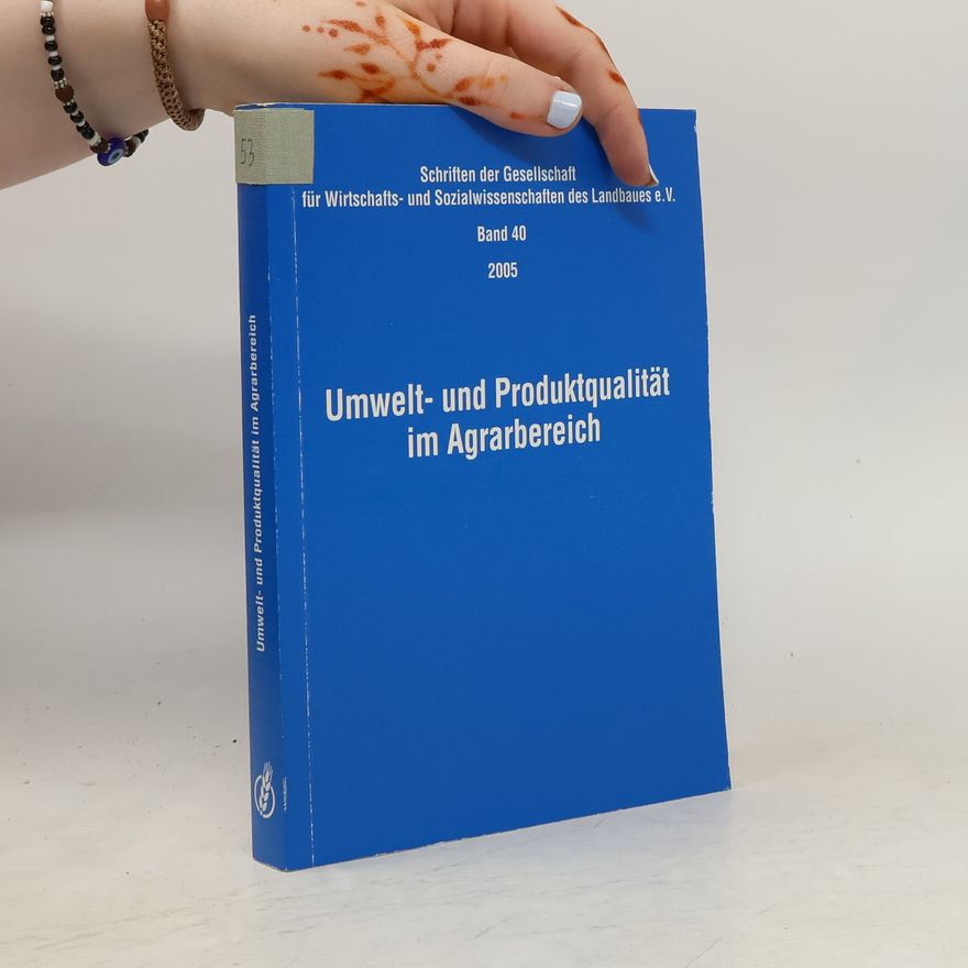 Marianne Altmann Umwelt- und Produktqualität im Agrarbereich