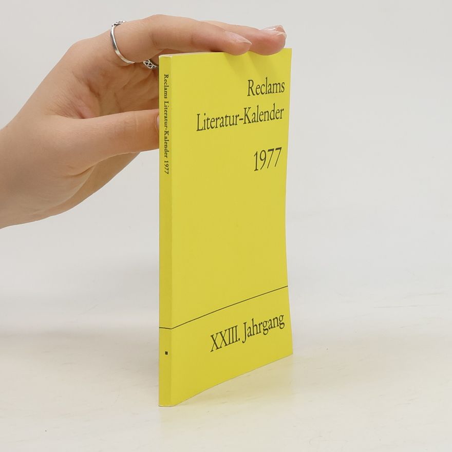 Autorenkollektiv Reclams Literatur-Kalender 1977