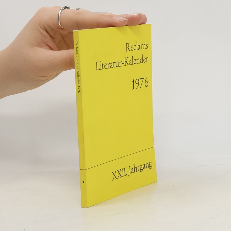 Autorenkollektiv Reclams Literatur-Kalender 1976