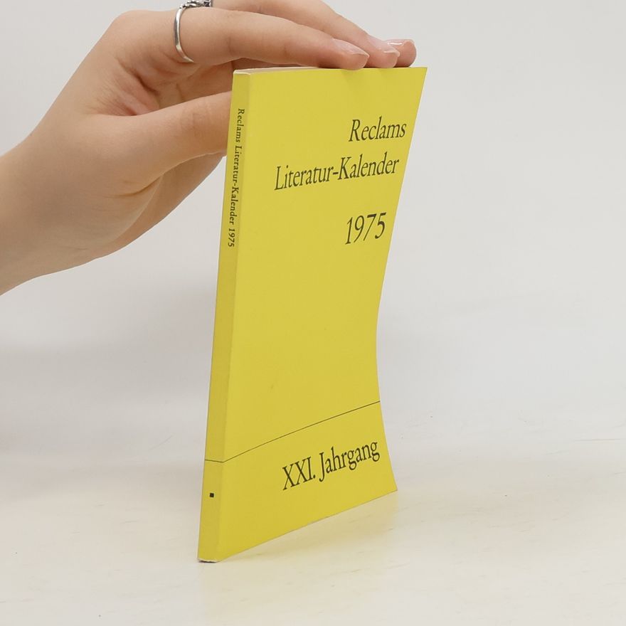 Autorenkollektiv Reclams Literatur-Kalender 1975