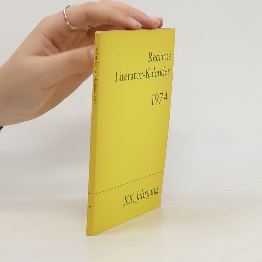 Autorenkollektiv Reclams Literatur-Kalender 1974