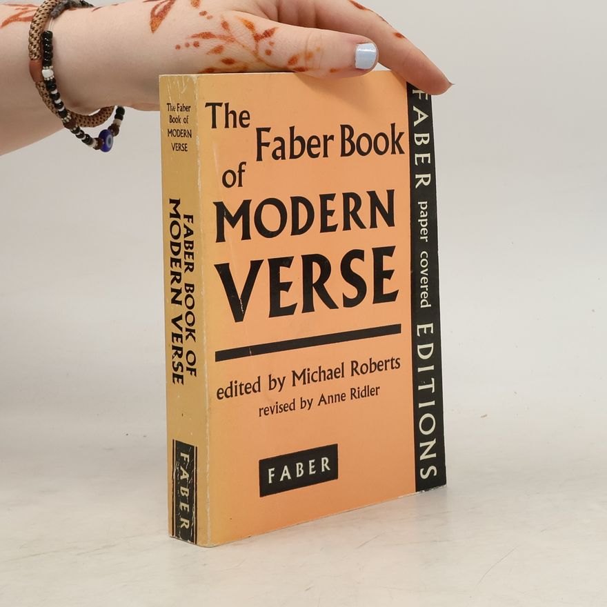 Michael J. Roberts The Faber Book of Modern Verse