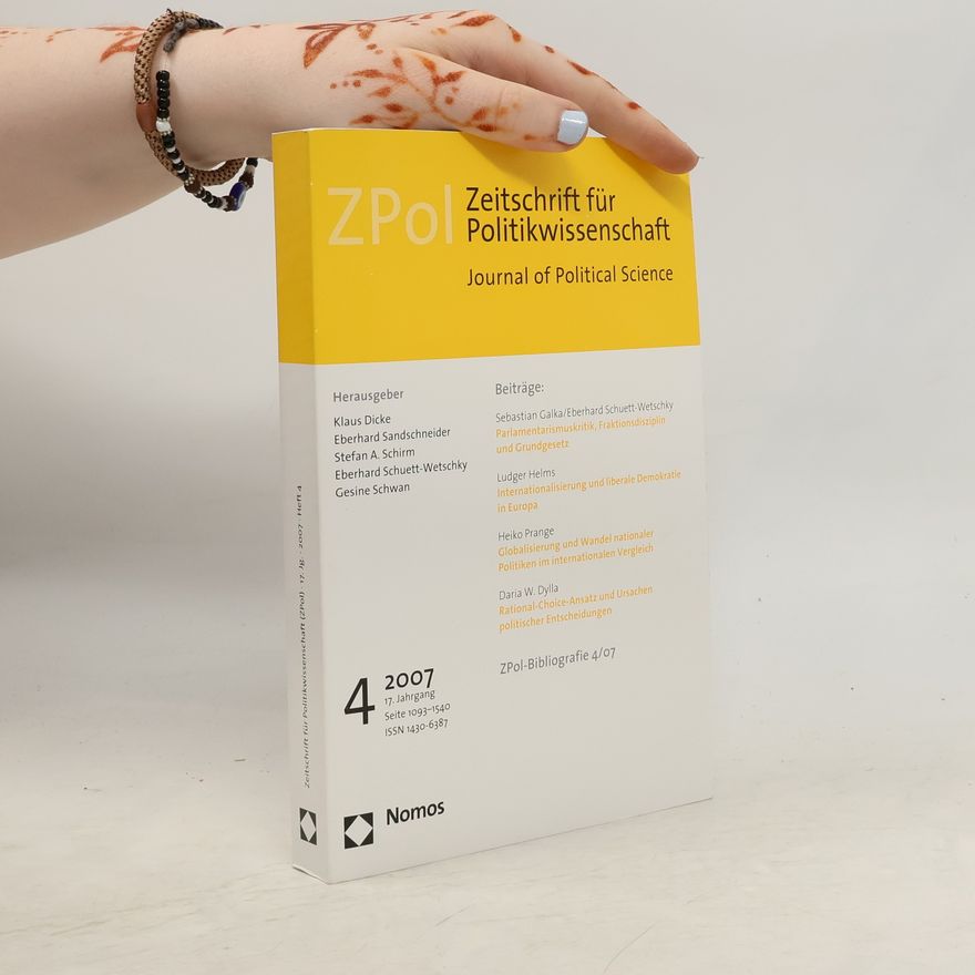 Autorenkollektiv Zeitschrift für Politikwissenschaft 4/2007