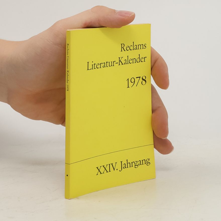 Autorenkollektiv Reclams Literatur-Kalender 1978
