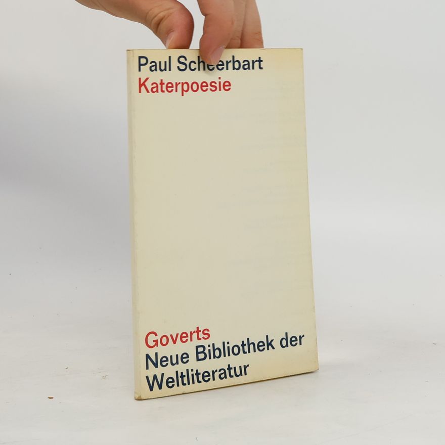 Paul Scheerbart Katerpoesie
