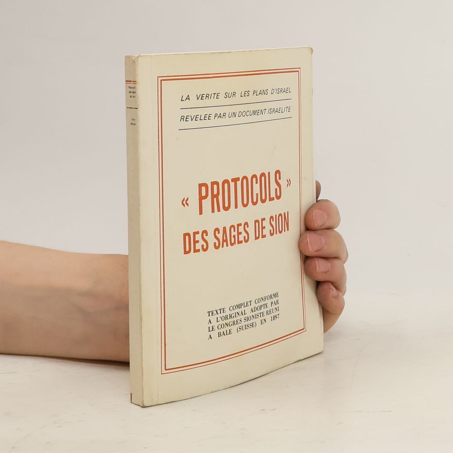 Kolektiv autorů ‎Protocols des sages de Sion‎