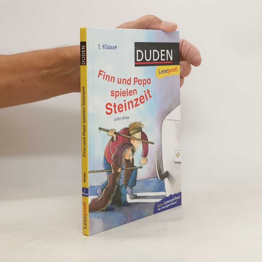 Jutta Wilke Finn und Papa spielen Steinzeit