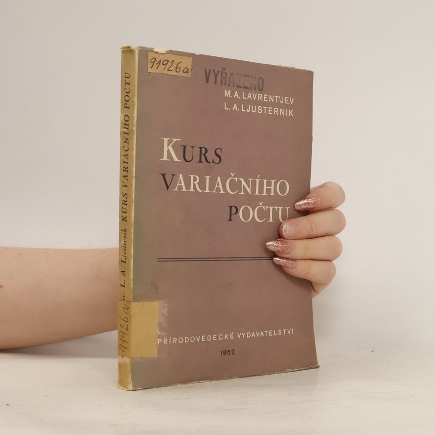 M. A. Lavrentjev Kurs variačního počtu