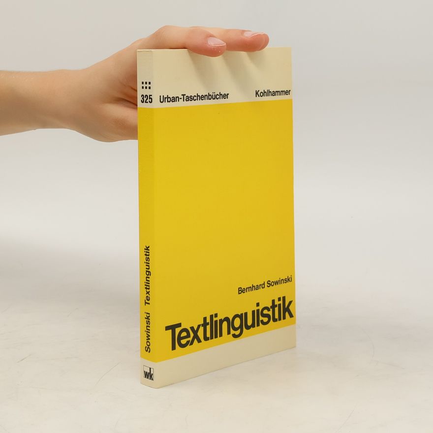 Bernhard Sowinski Textlinguistik