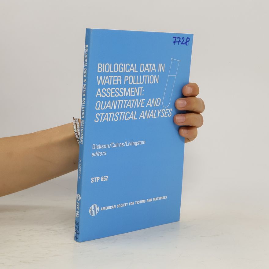 Kolektív autorov Biological Data in Water Pollution Assessment
