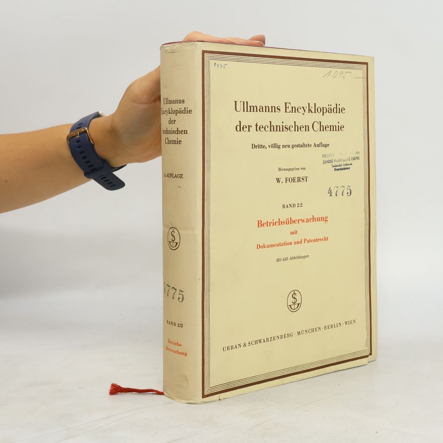 W. Foerst Ullmanns Encyklopädie der technischen Chemie 2/2