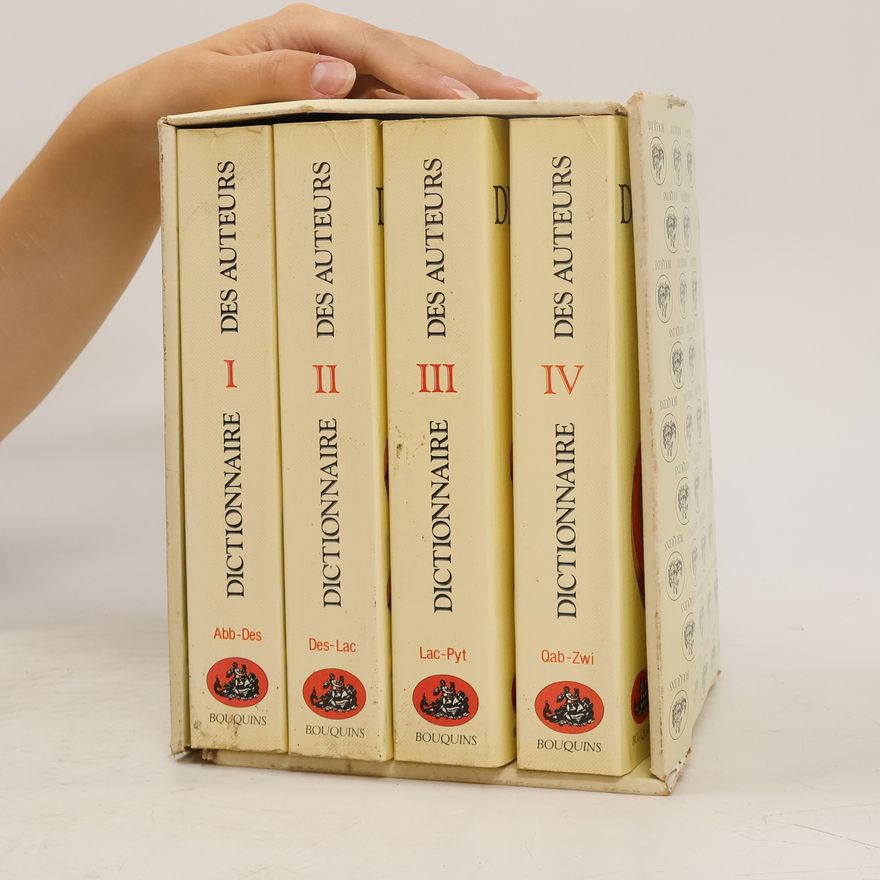 Various authors DICTIONNAIRE DES AUTEURS COFFRET 4 VOLUMES