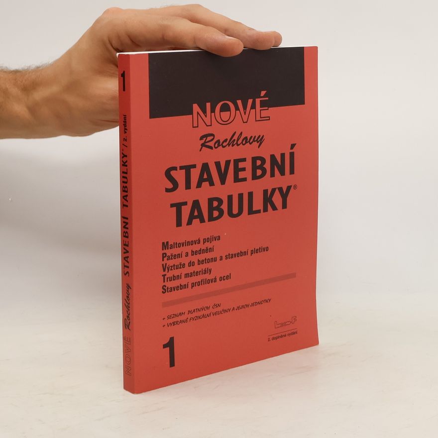 Kolektiv autorů Nové Rochlovy stavební tabulky 1