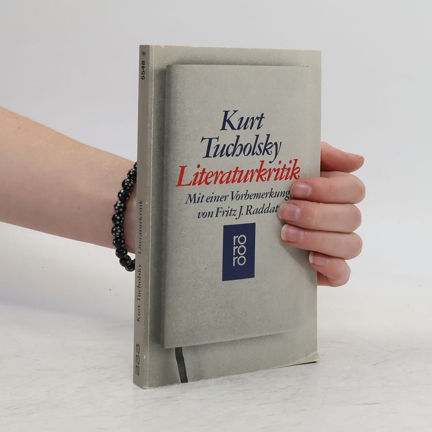 Kurt Tucholsky Literaturkritik