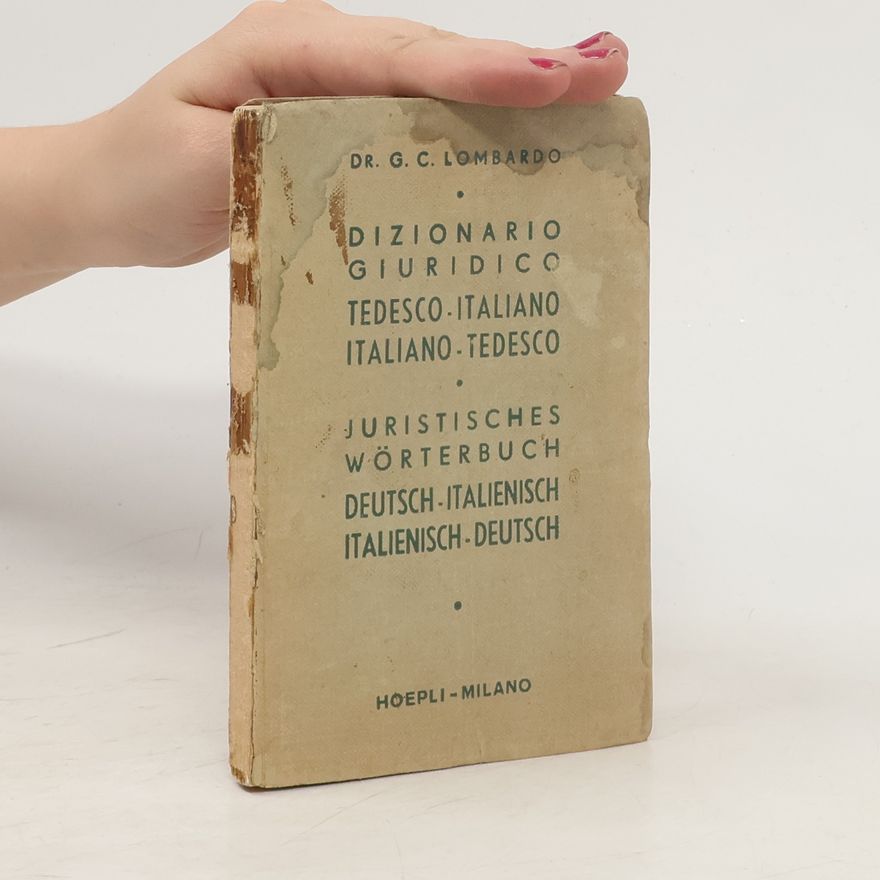 Various authors Dizionario giuridico