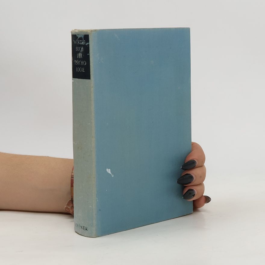 Various authors Wörterbuch der Psychologie