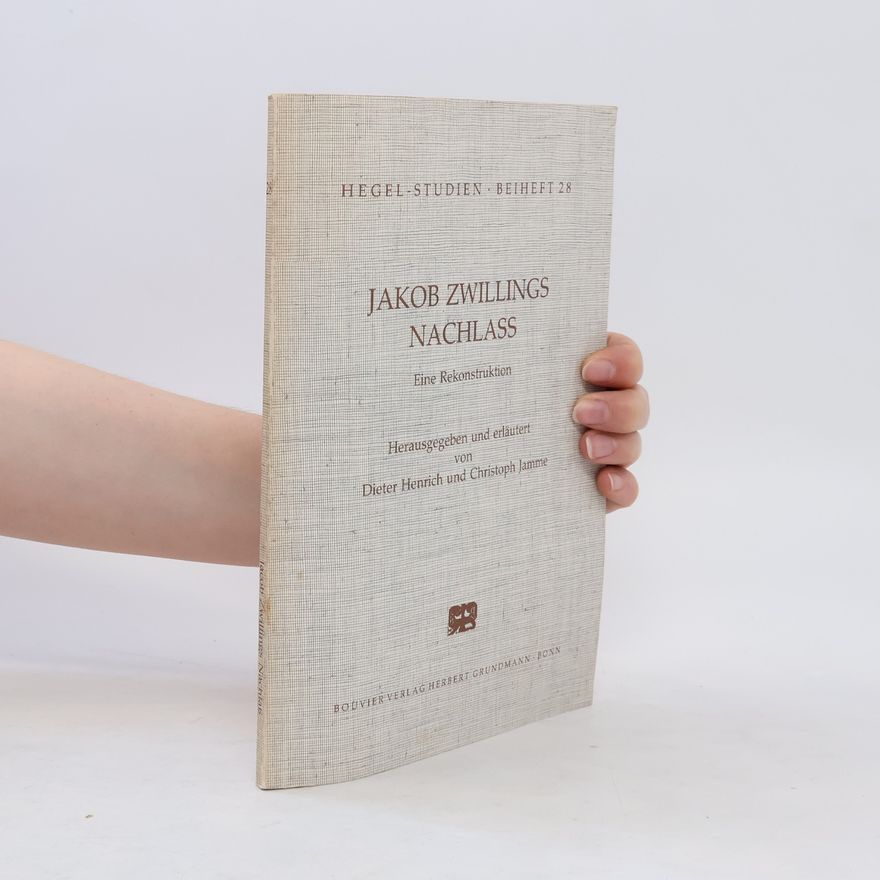 Jacob Zwilling Jacob Zwillings Nachlass