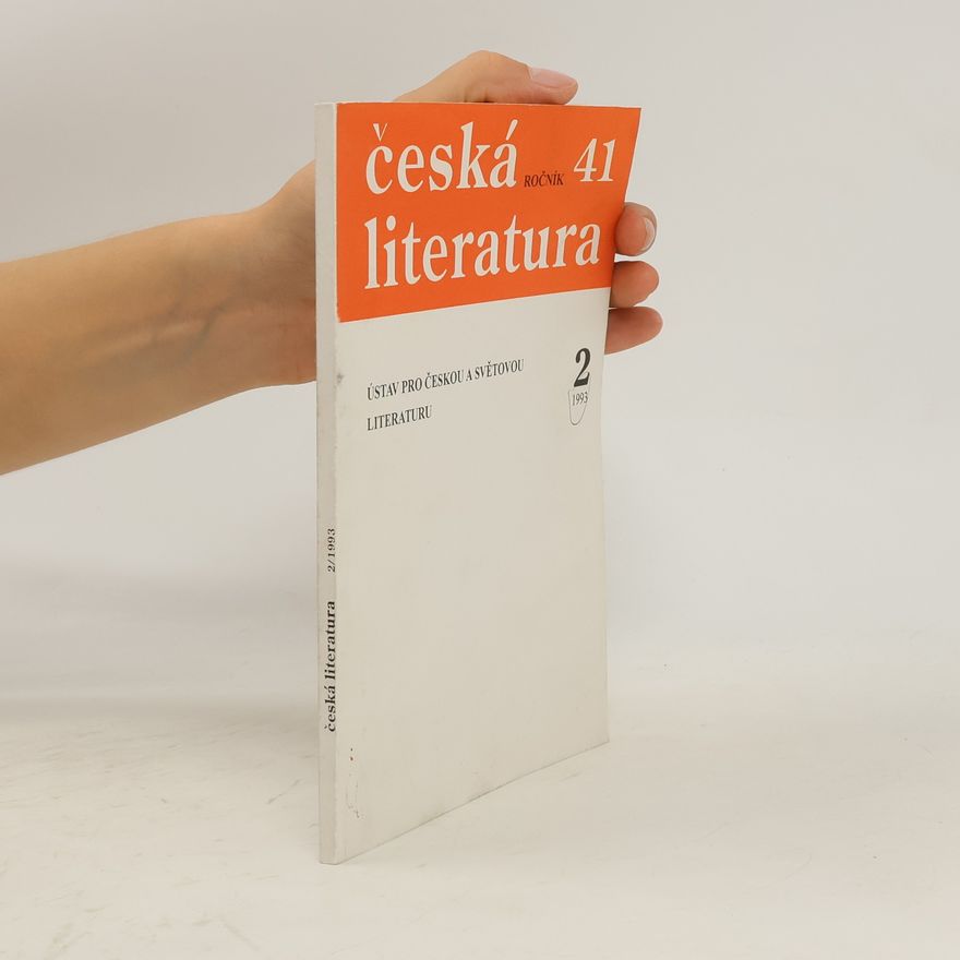 Autorenkollektiv Česká literatura 2/1993