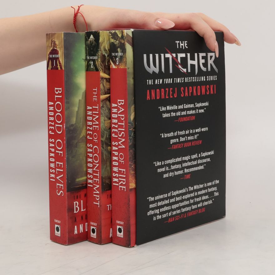 Andrzej Sapkowski The Witcher Boxed Set: Blood of Elves, The Time of Contempt, Baptism of Fire