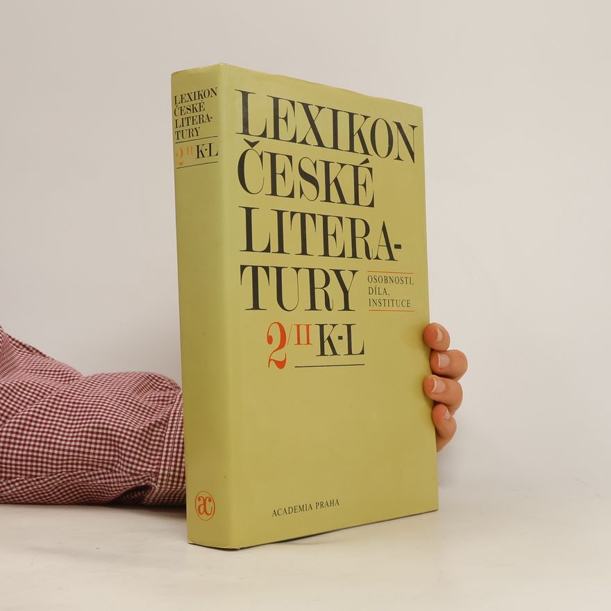 Autorenkollektiv Lexikon české literatury 2 K-L