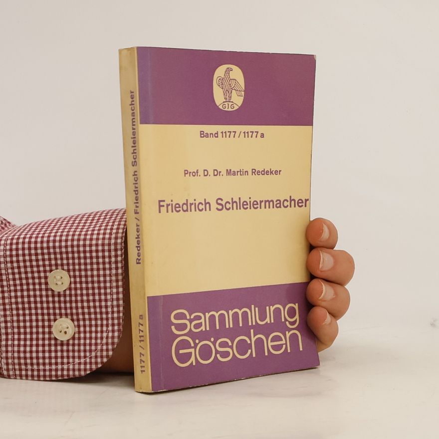 Martin Redeker Friedrich Schleiermacher