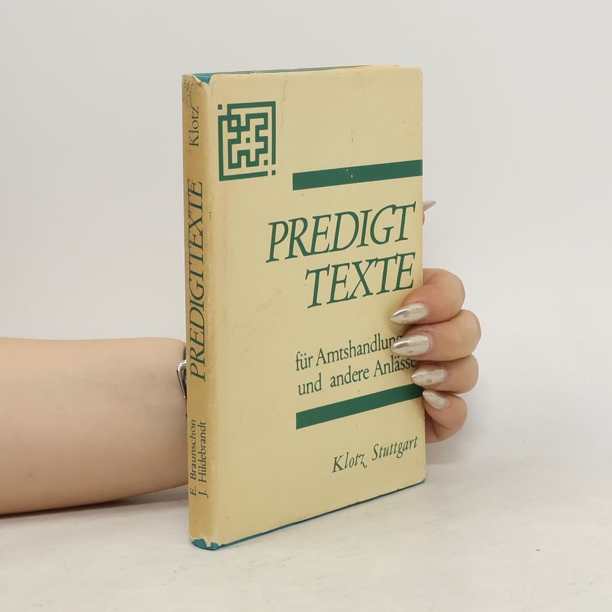 Eberhard Braunschön Predigttexte für Amtshandlungen und andere Anlässe