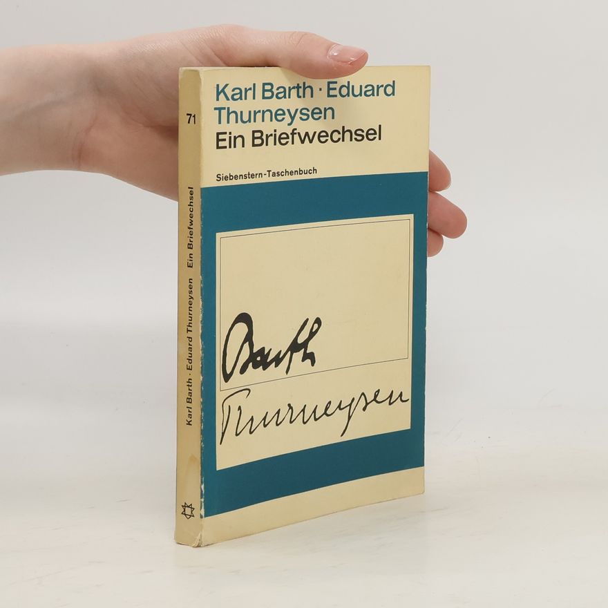 Karl Barth Ein Briefwechsel