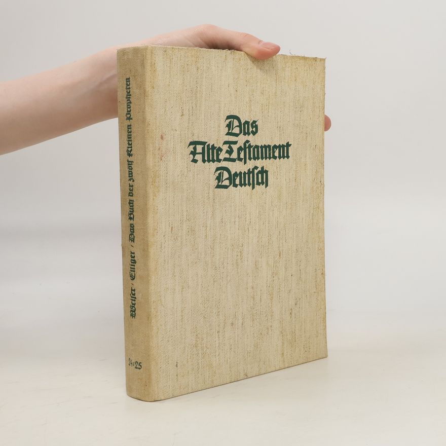Artur Weiser Das Buch des Propheten Jeremia