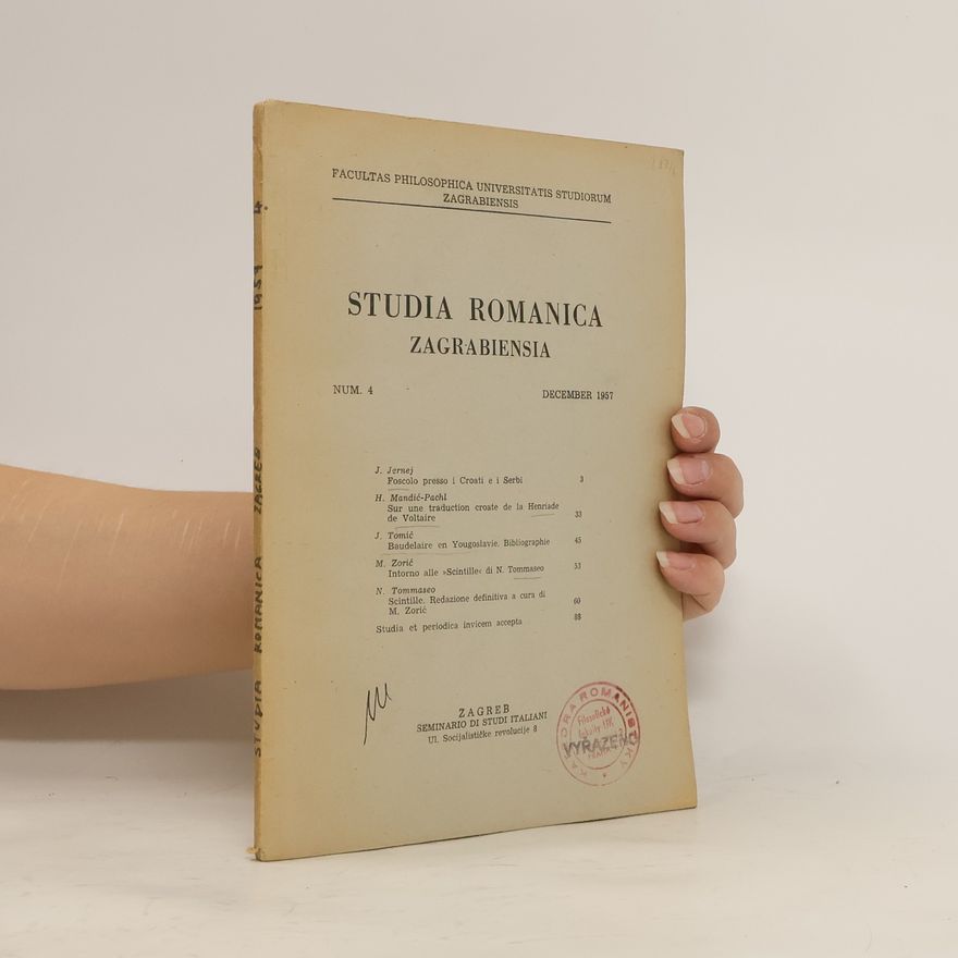 Kolektiv autorů Studia Romanica et Anglica Zagrabiensia Num.4
