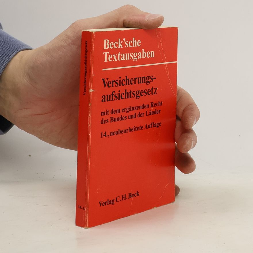 Kolektiv autorů Versicherungsaufsichtsgesetz