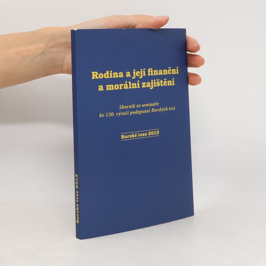 Petr Havlík Rodina a její finanční a morální zajištění