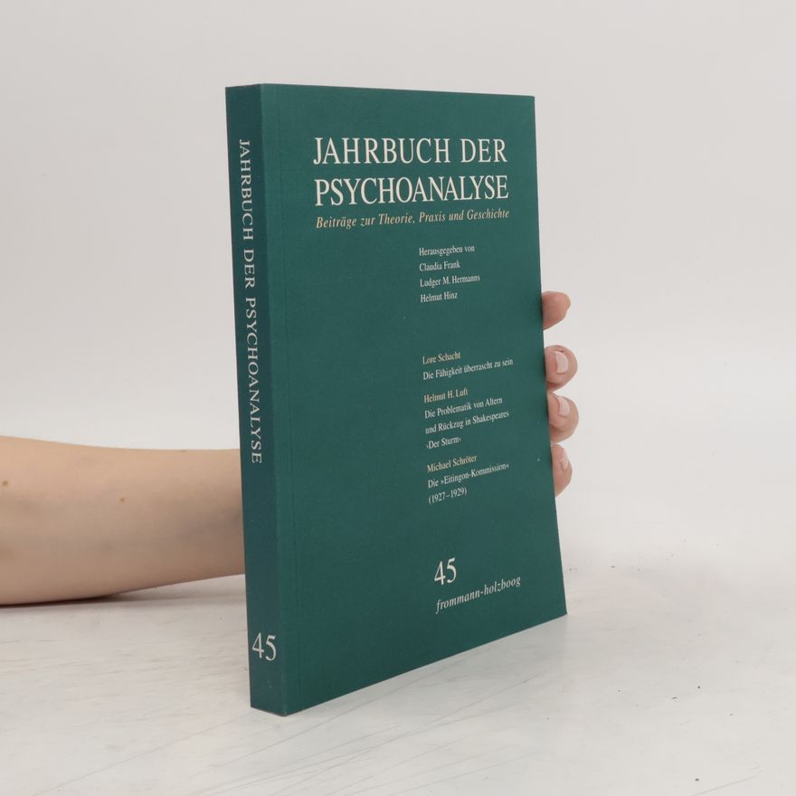 Helmut H Luft Jahrbuch der Psychoanalyse / Band 45