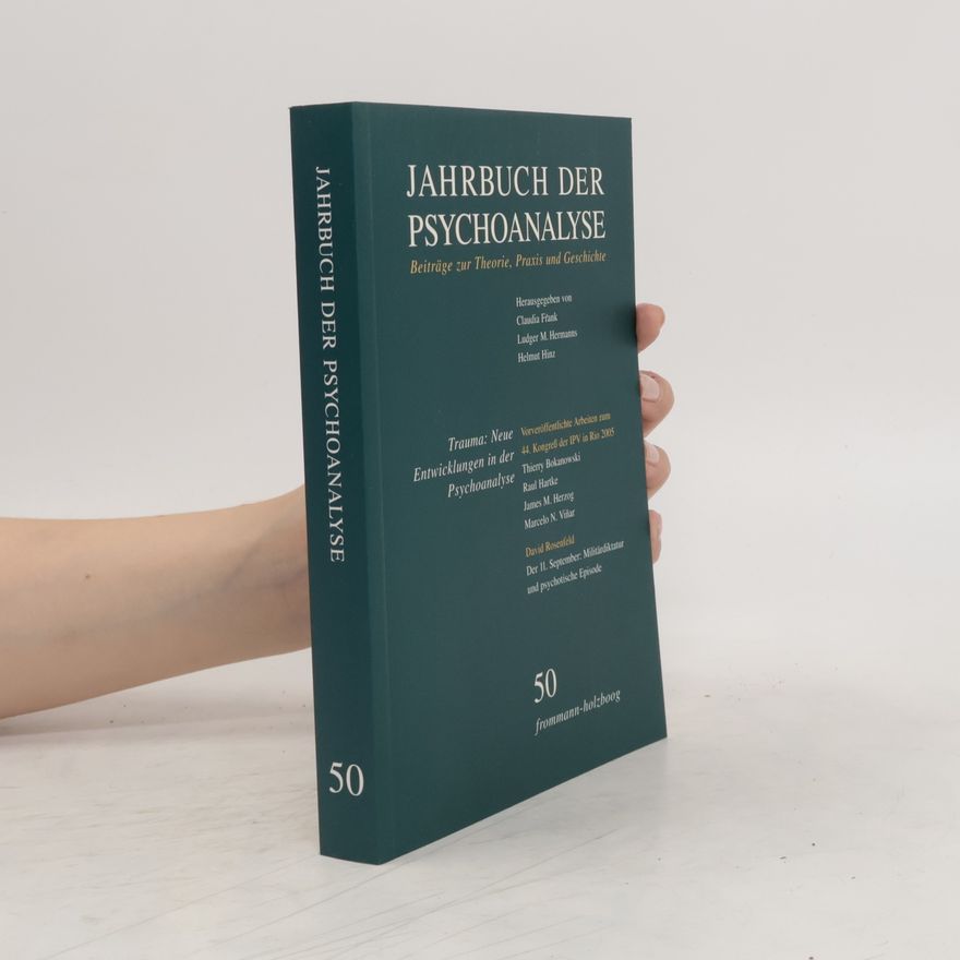 Helmut Hinz Jahrbuch Der Psychoanalyse. Band 50