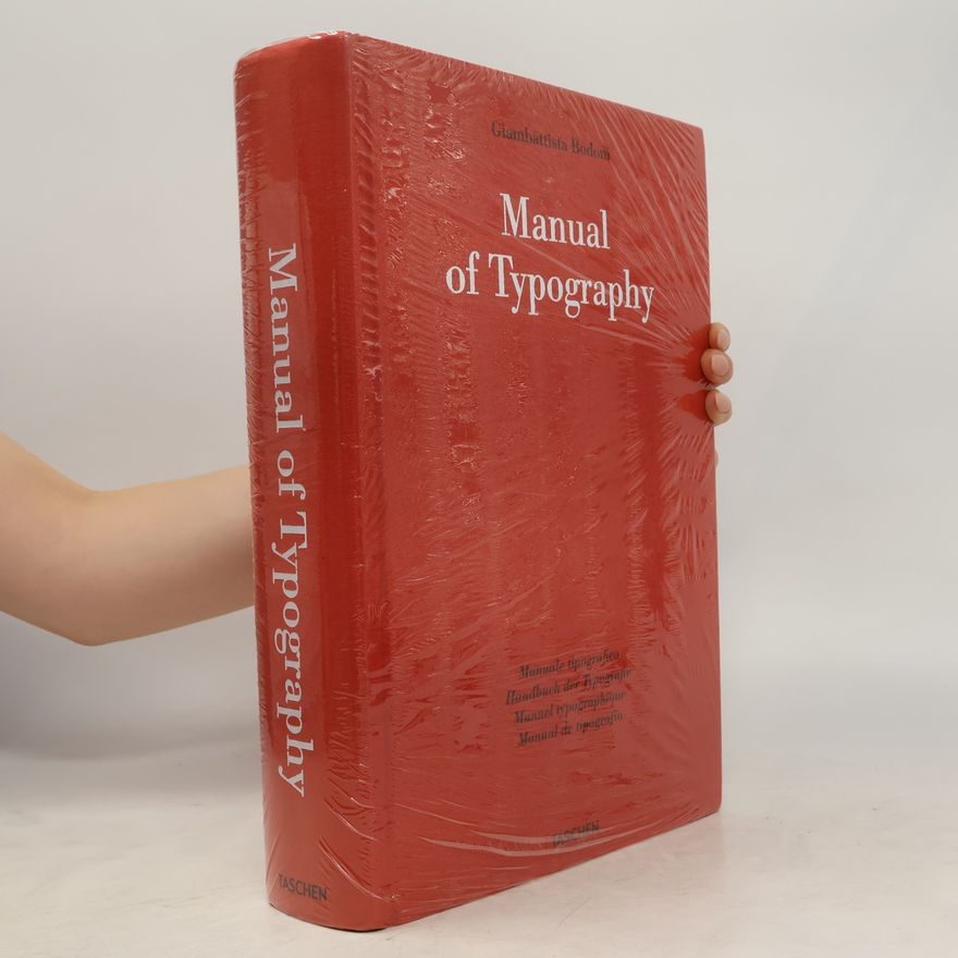 Giambattista Bodoni Manual of Typography