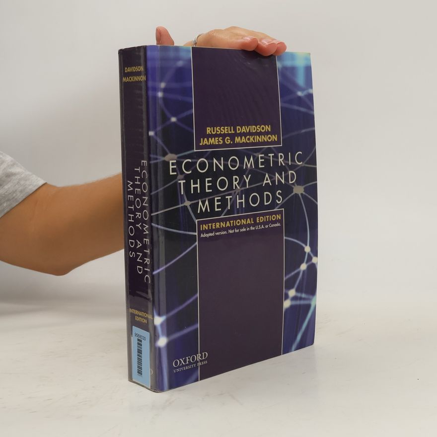 James G MacKinnon Econometric Theory and Methods
