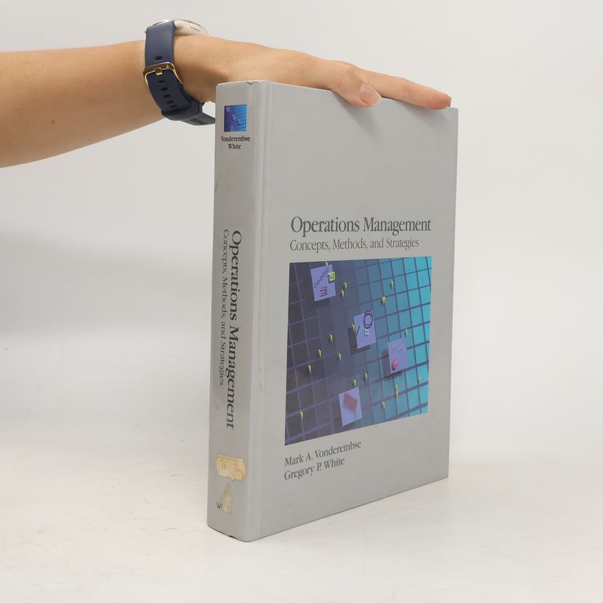 Mark A. Vonderembse Operations Management