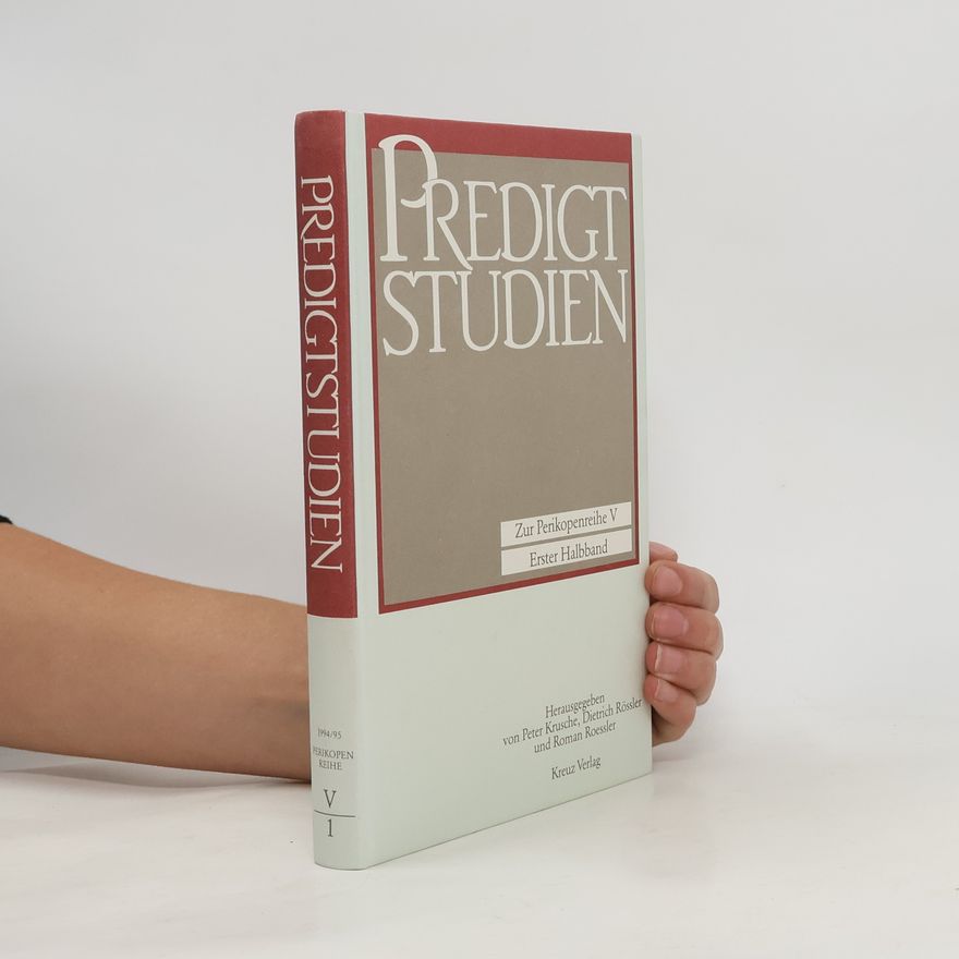 Collectif d'auteurs Predigtstudien zur Perikopenreihe V/1