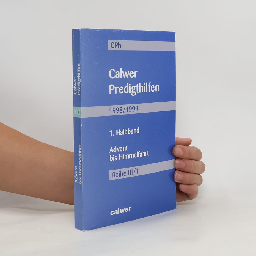 Helmut Barié Calwer Predigthilfen. 1998/99, III/1